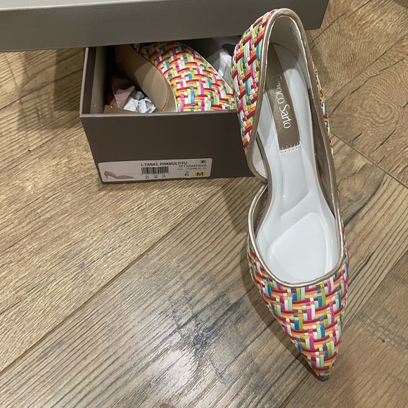 New in Box Franco Sarto Tana 5 multicolored pump - Picture 6 of 7